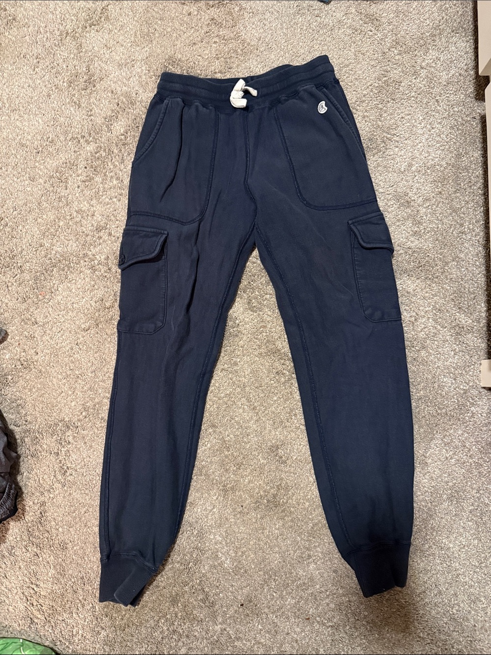 Champion + Todd Snyder Cargo Joggers/Sweatpants, Navy, S